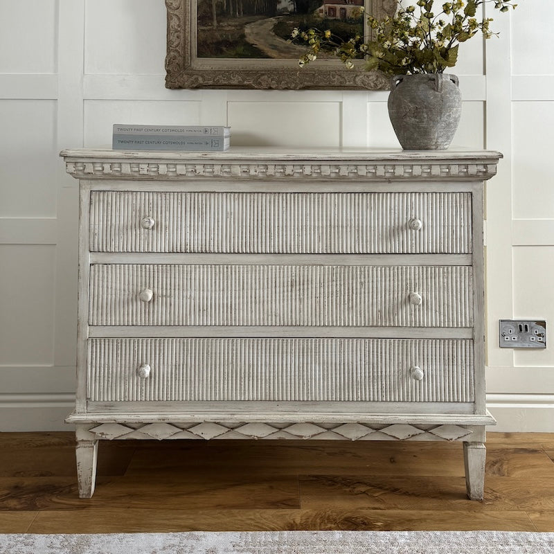 Augustine Ribbed Chest of Drawers