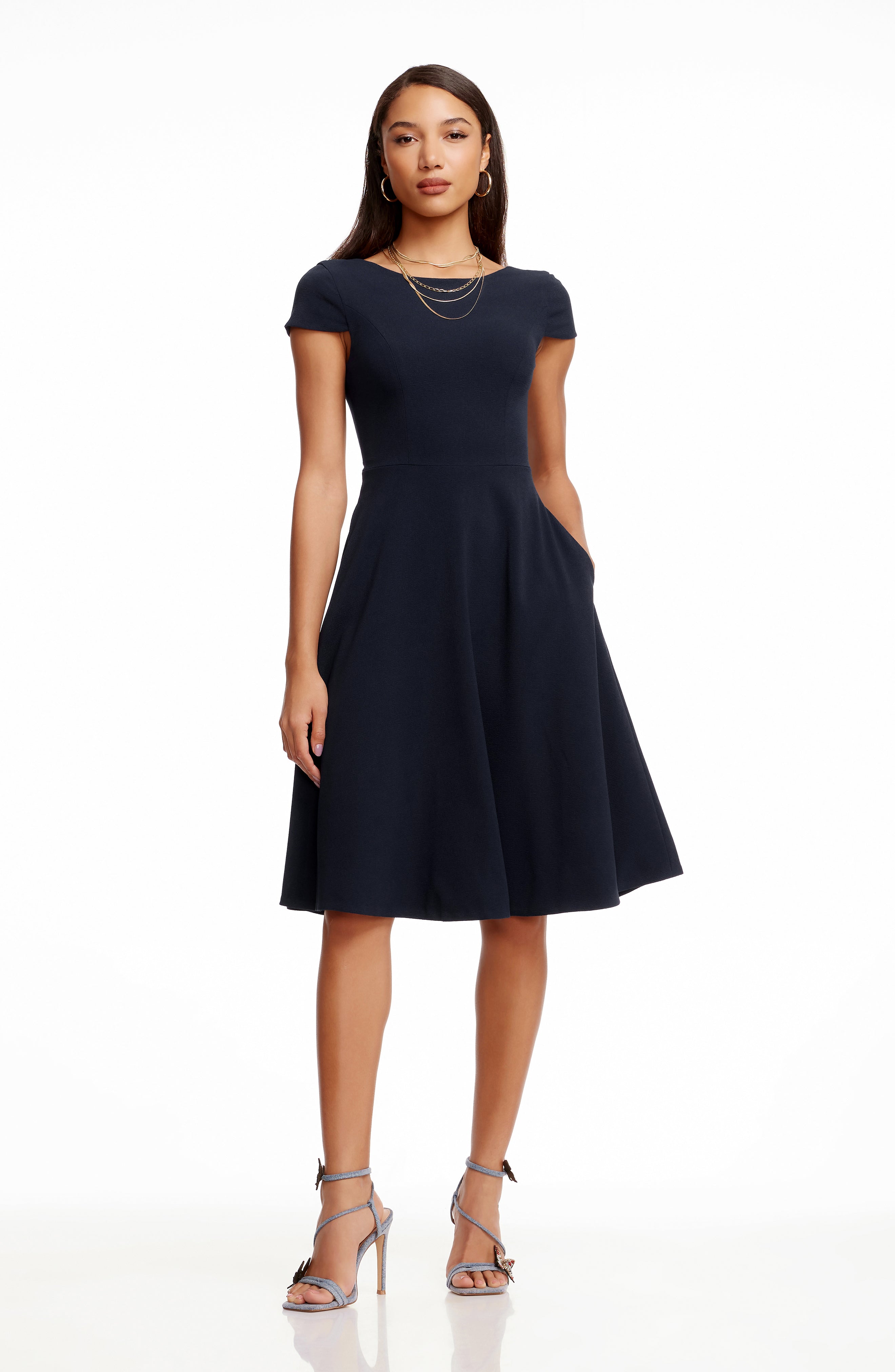 Livia Dress / MIDNIGHT BLUE B
