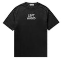 Left Hand Distressed Graphic Tee Black - Parasol Store