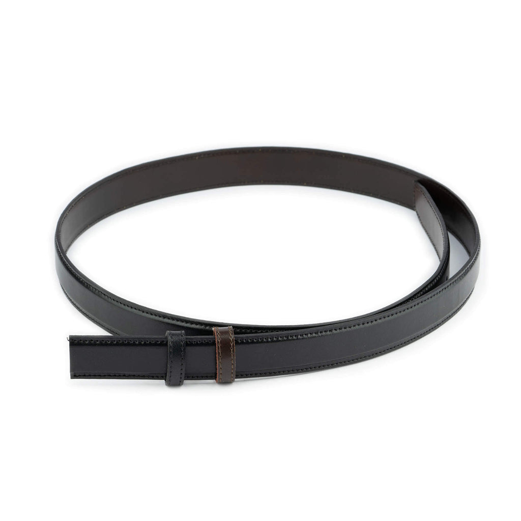 Mens Reversible Black Brown Belt Strap For Montblanc Buckles 30 mm Size 32