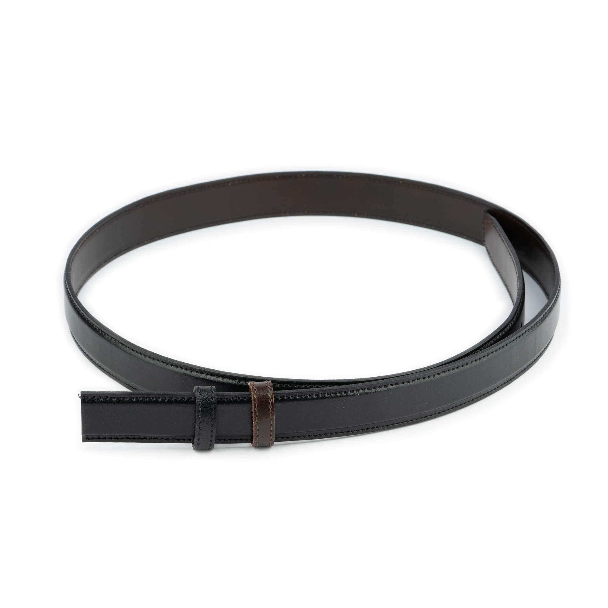 Mens Reversible Black Brown Belt Strap For Montblanc Buckles 30 mm Size 32