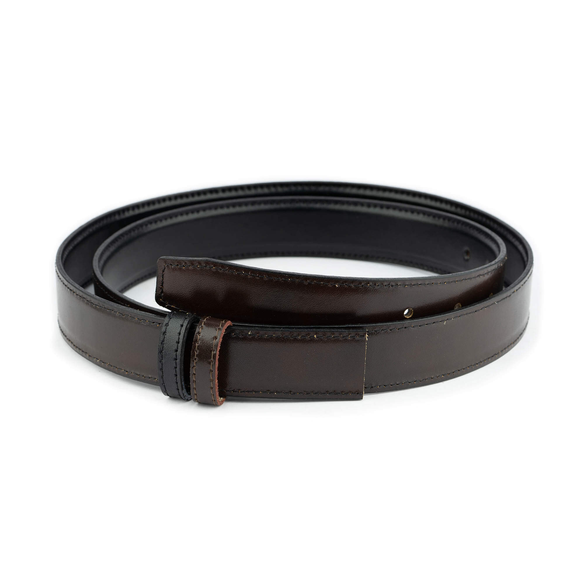 Mens Reversible Black Brown Belt Strap For Montblanc Buckles 30 mm Size 32