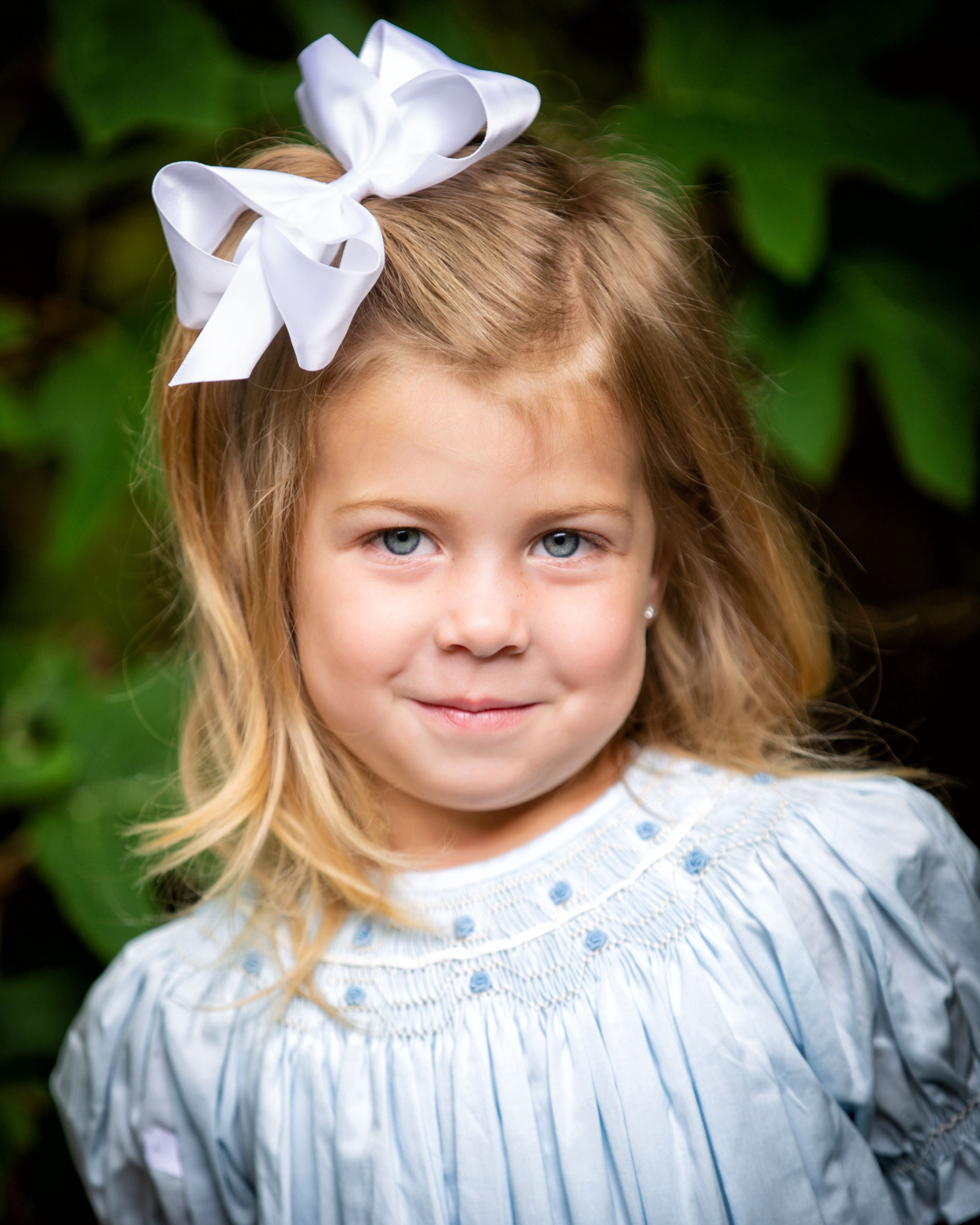 Molly Smocked Blue Bishop