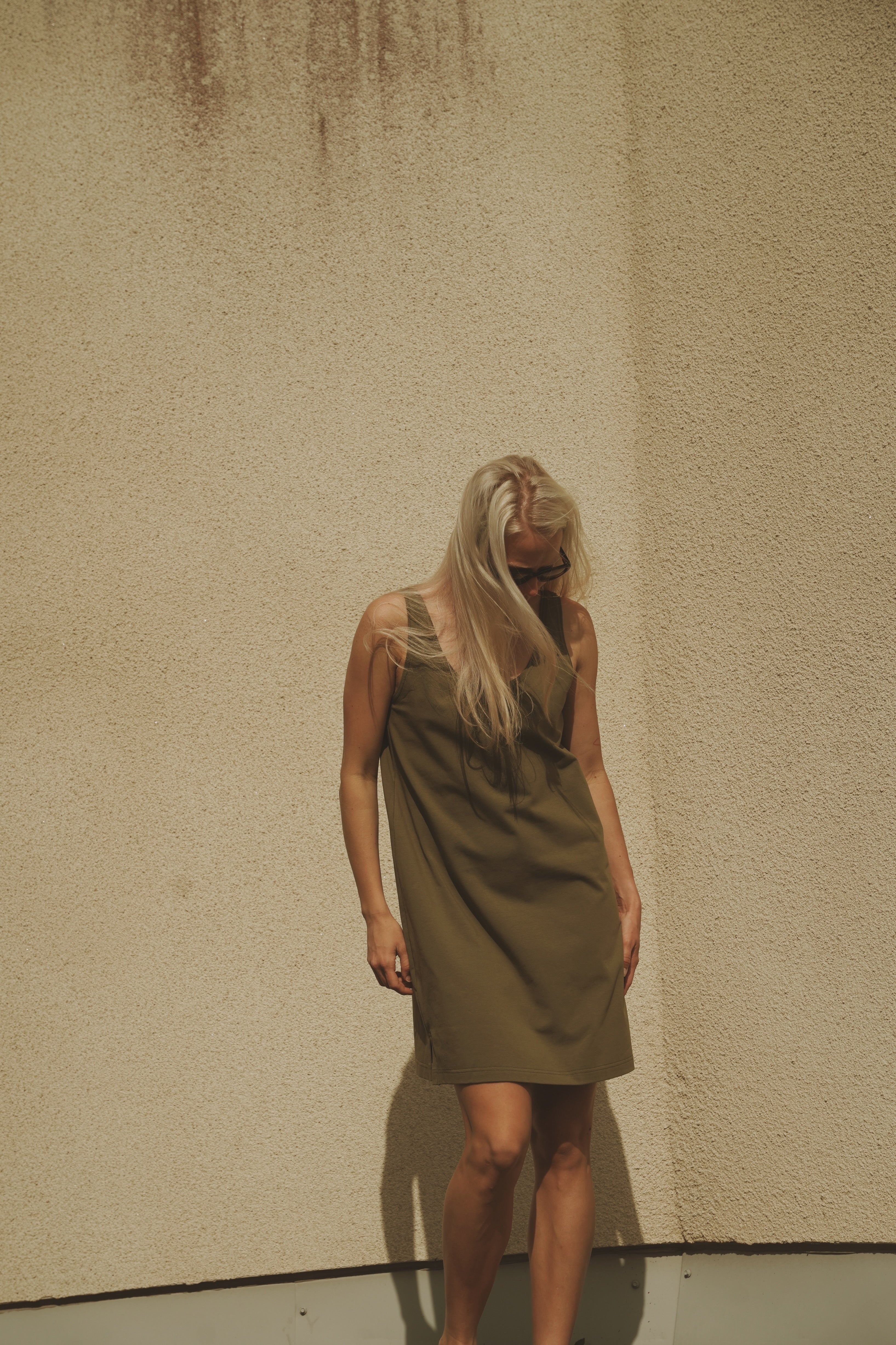 OUNCE garments Ellen short dress - green