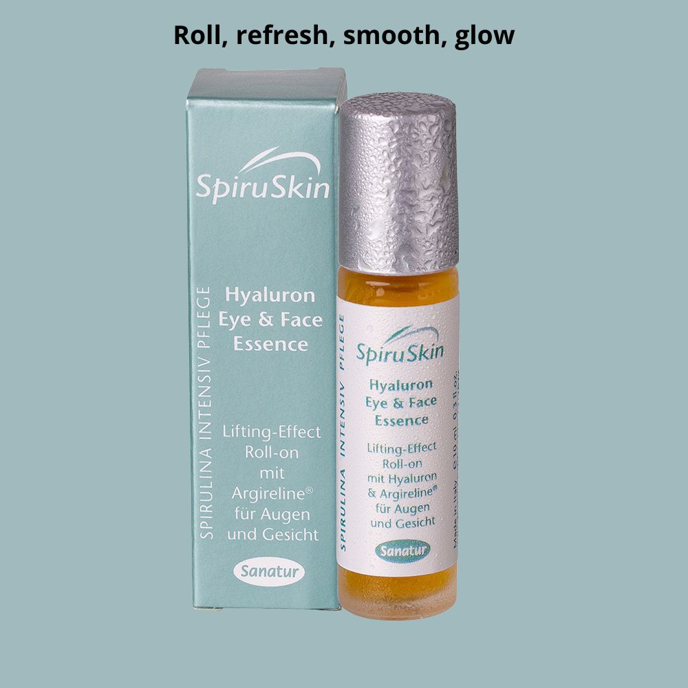 Hyaluron Eye & Face Essence SPIRUSKIN, Roll-on 10 ml, Set x2