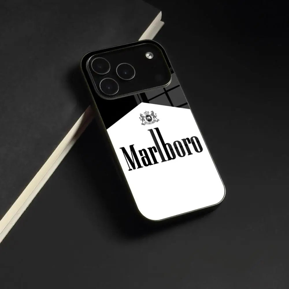 Cigarette-M-Marlboroes-S Phone Case for Iphone 17 Air 16 15 14 12 11 13 Pro  Max Mini X Xr Xs Se Puls glass Cover