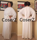 Star Wars White Leia Dress, Princess Leia Cosplay Costume