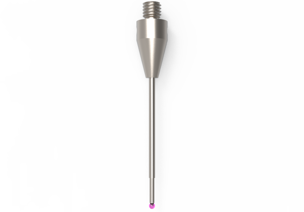 ITP Straight Styli - Type B - Ruby Ball - M3 XXT Thread x 30mm Overall Length - THM301005030
