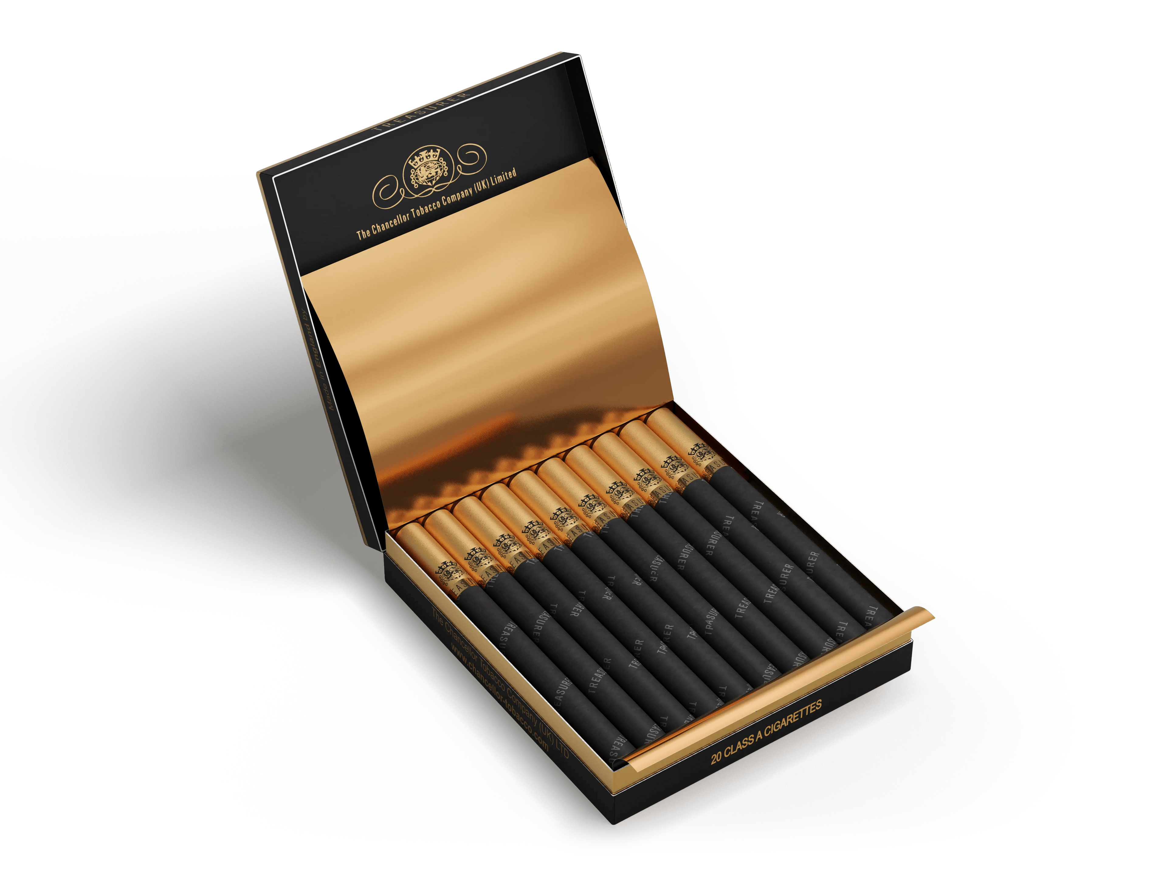TREASURER Luxury Black Cigarettes