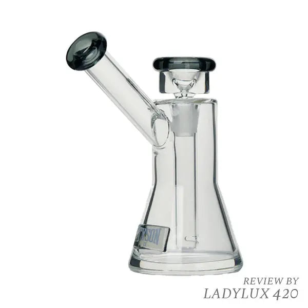 Tyson 2.0 Uppercut Bubbler Bong with ergonomic grip and powerful percolation system. Front side