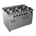 Gas Stove With Oven -70cm -6 Burners(AT7G6BO-2)