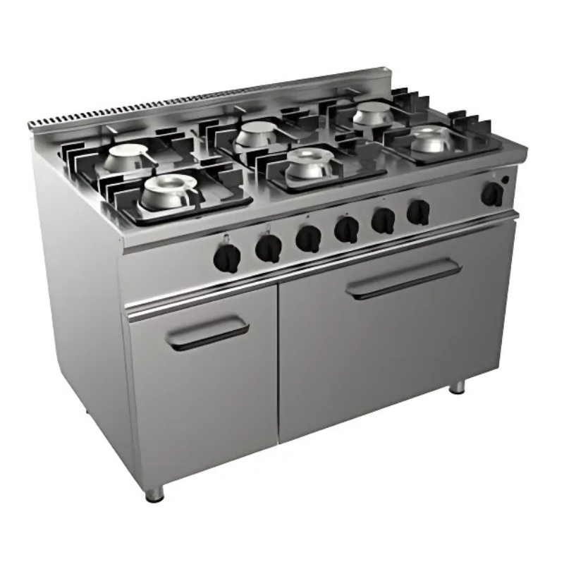 Gas Stove With Oven -70cm -6 Burners(AT7G6BO-2)