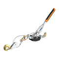 VEVOR Come Along Winch, 5 Ton Max Pulling Capacity, 3.5 m Steel Cable, 3 Hooks, Heavy Duty Ratchet Power Puller Tool with Dual Gears, Automotive Hoist Cable Puller Ideal for Vehicle Rescue