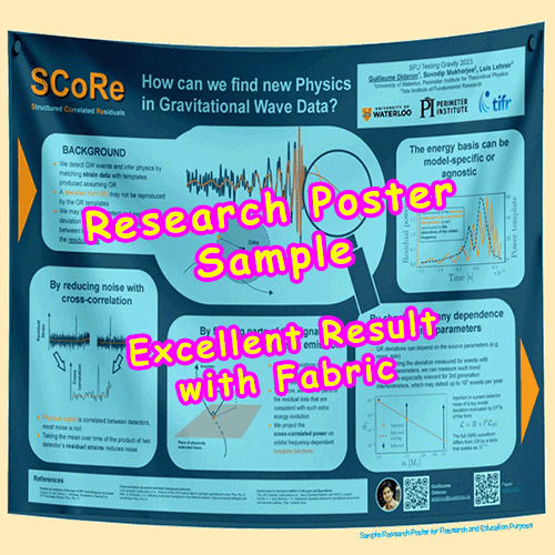Fabric / Paper Research Poster Printing in Canada