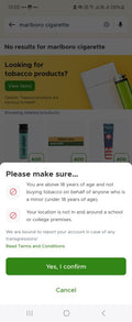Tobacco Products on Quick Commerce apps; Legal and Age Concerns