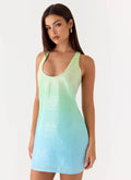 Mora Sequin Mini Dress - Sea Ombre
