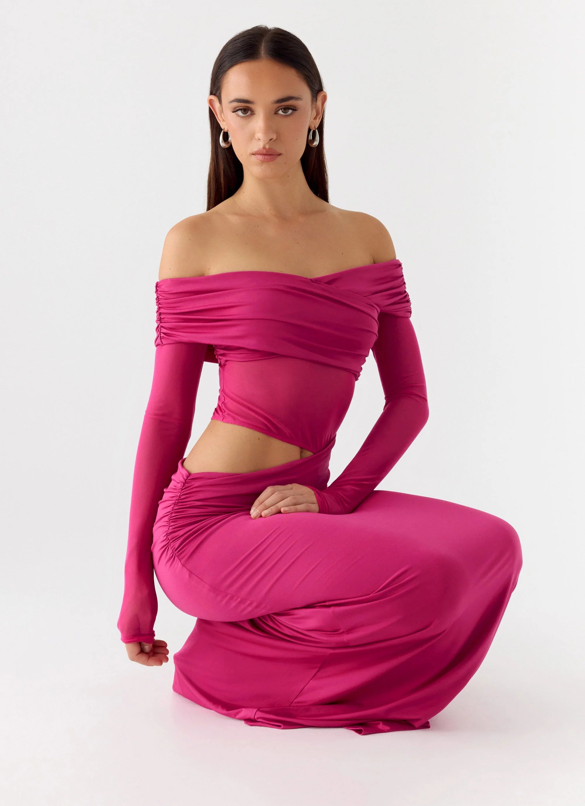 Kerli Maxi Dress - Fuchsia