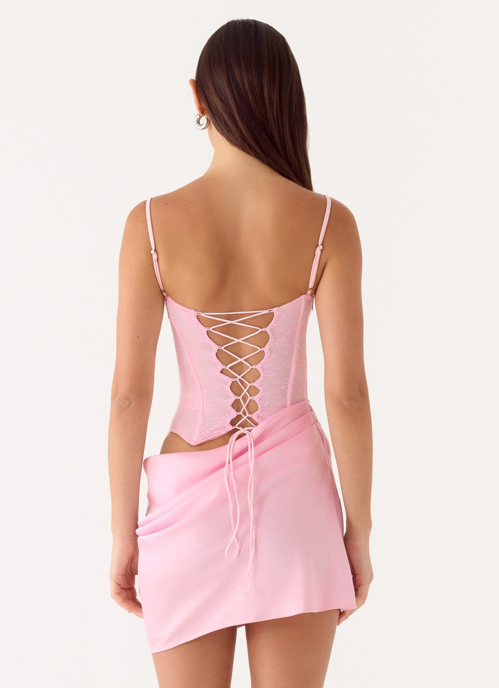 Kalila Corset Mini Dress - Pink