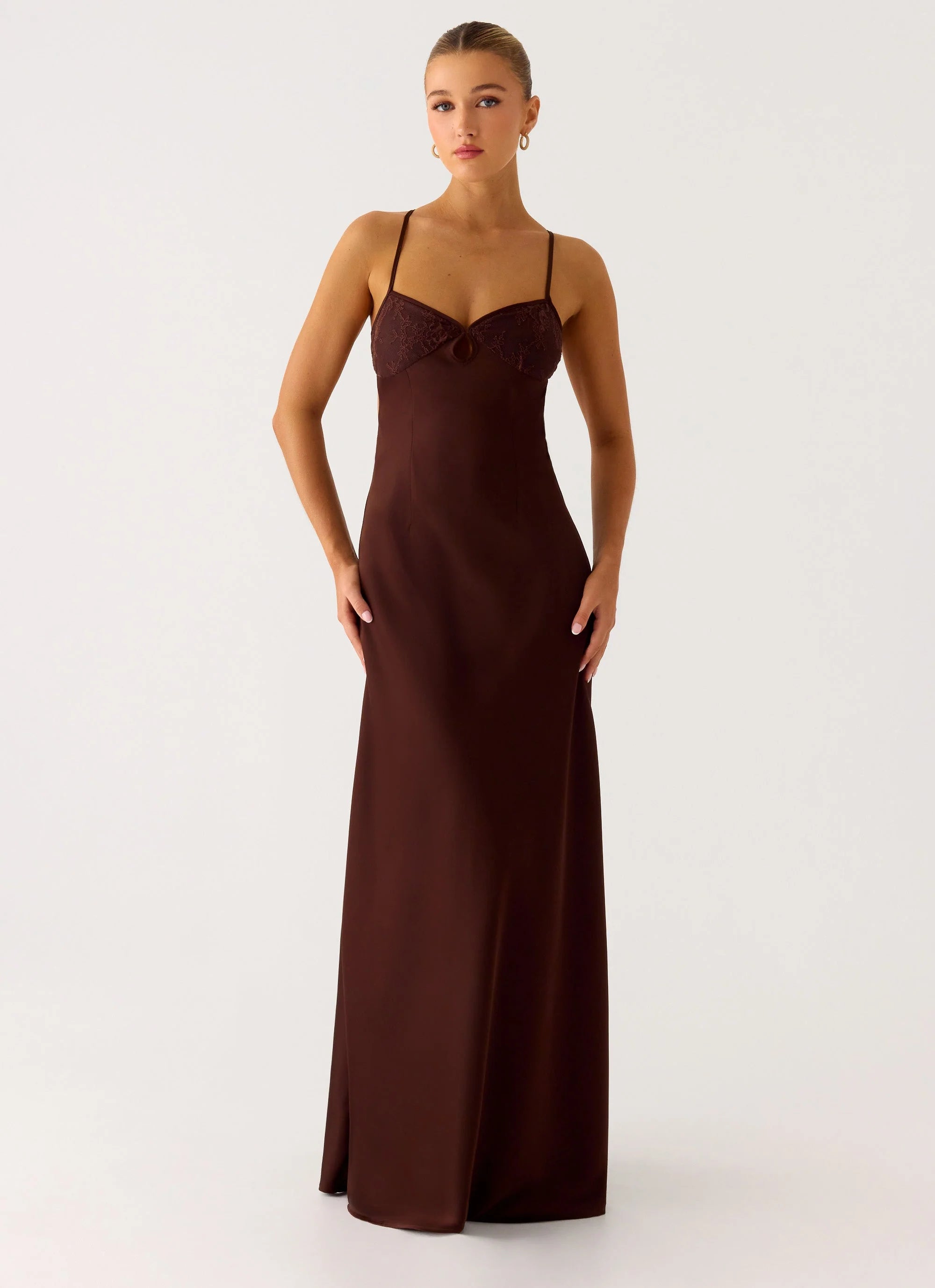 Joanie Maxi Dress - Chocolate