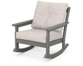Vineyard Deep Seating Rocking Chair in Black / Natural / Spectrum Carbon