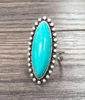 750195, Turquoise Adjustable Ring - Southern Sassy Boutique