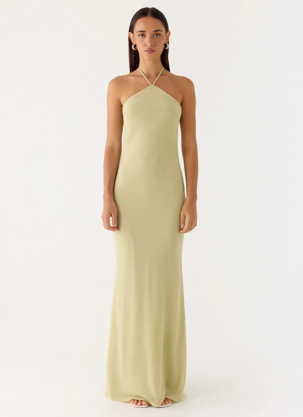 Anouk Halter Maxi Dress - Sage