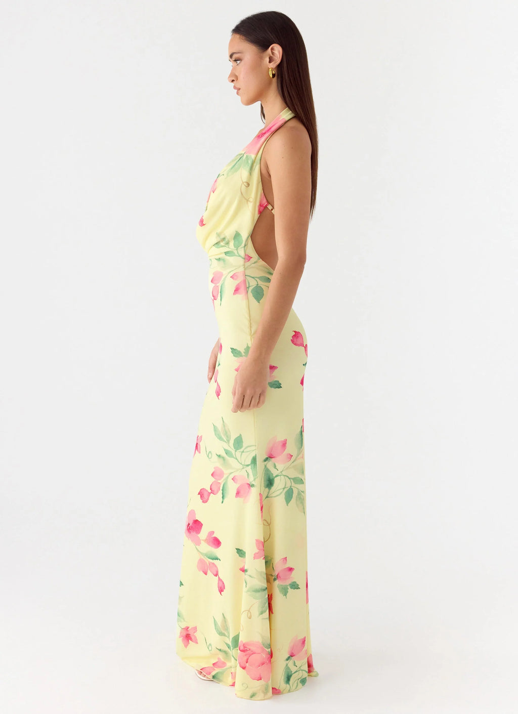 Like You Better Maxi Dress - Lemon Soleil