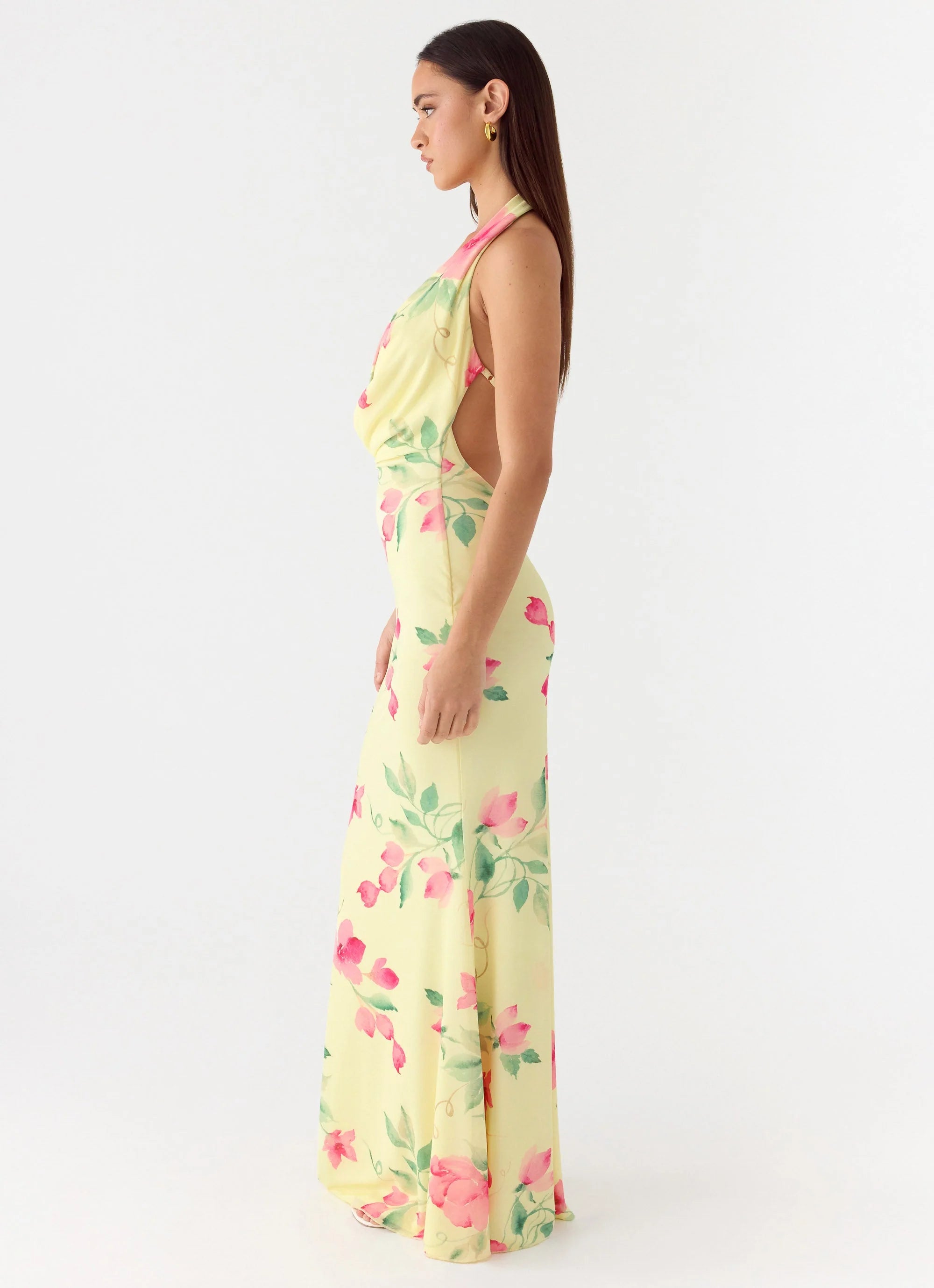 Like You Better Maxi Dress - Lemon Soleil