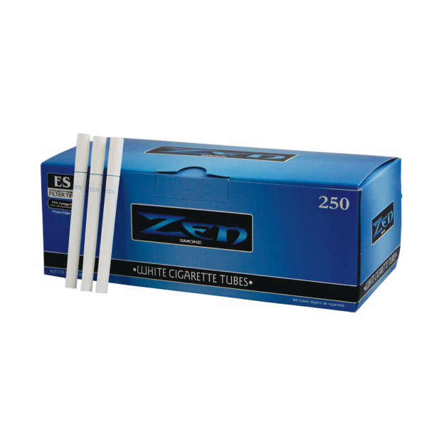 Zen Cigarette Tubes | White | 100's Blue Box