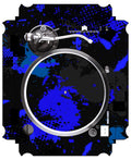 Technics 1200 / 1210 MK2 VERTICAL Skin Conflict Blue
