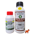 Bow and Arrow 500ml herbicide and David Grays Wintergrass Killer 125g lawn weed control bundle