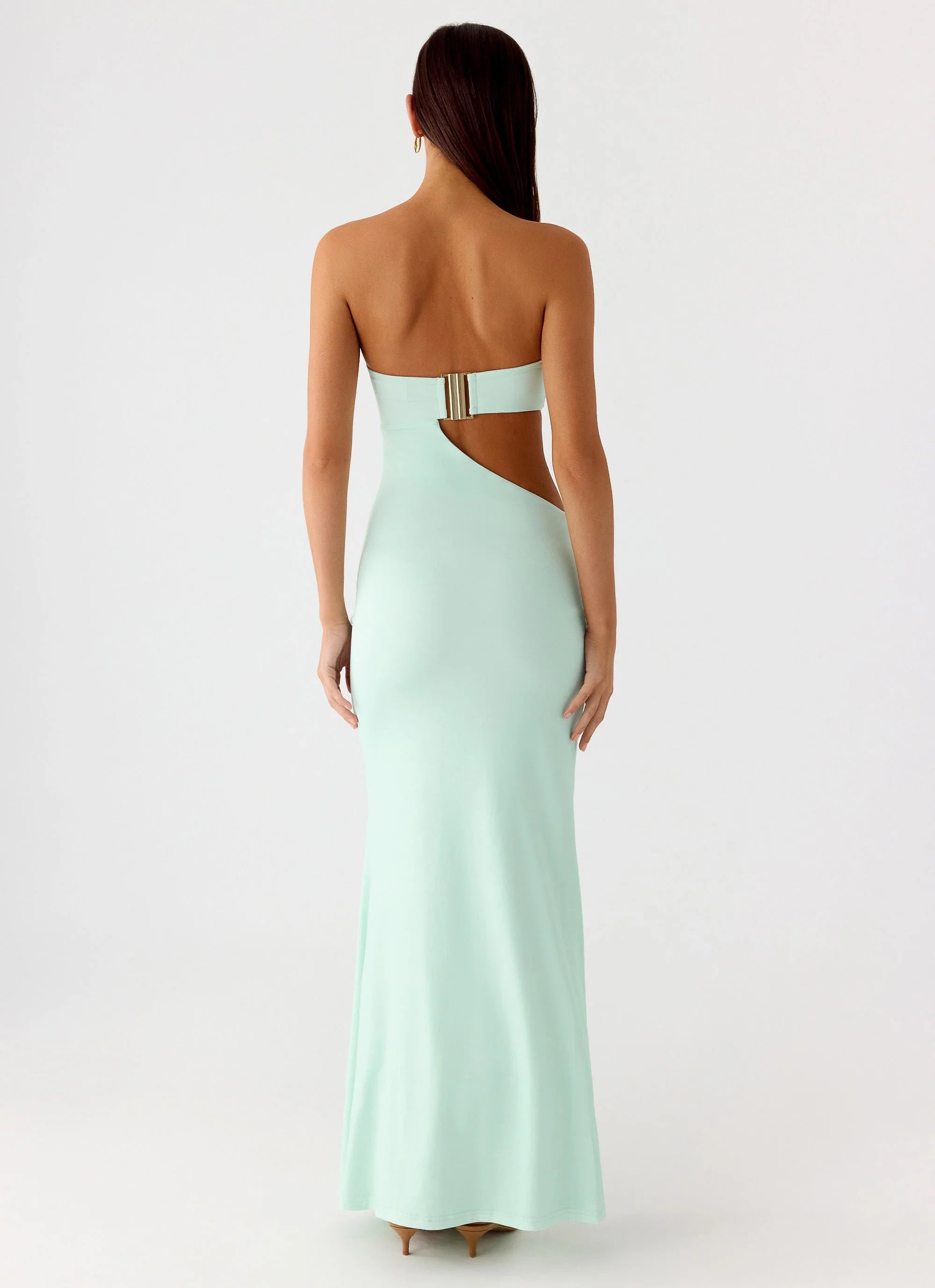 Ellisah Ombre Maxi Dress - Green Gradient