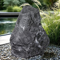 Künstlicher Gartenfelsen Findling Deko für Garten & Teich Gartenstein Steinskulptur aus Polyresin