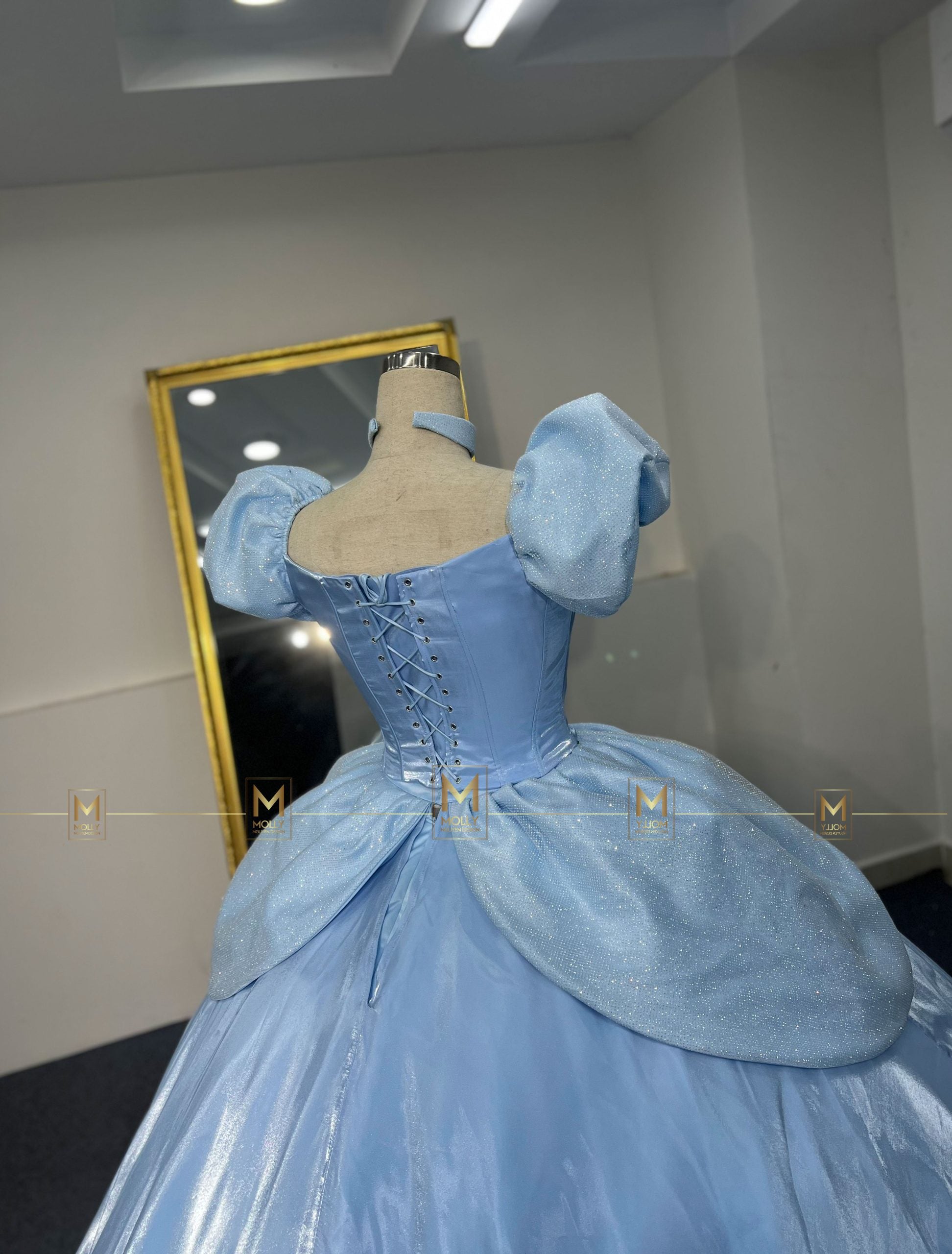 Blue Cinderella Dress, Disney Princess Inspired, Princess Cosplay