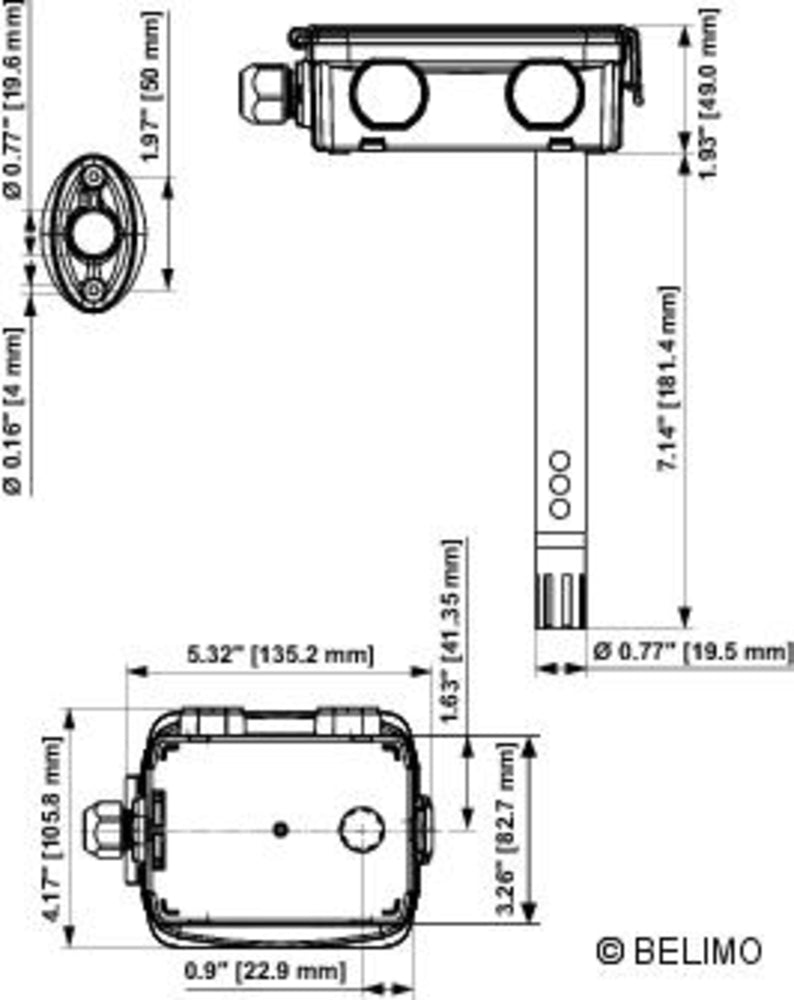 Belimo Kanalsensor CO2 22DC-13