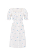 Brigitte Mini Dress in Linum