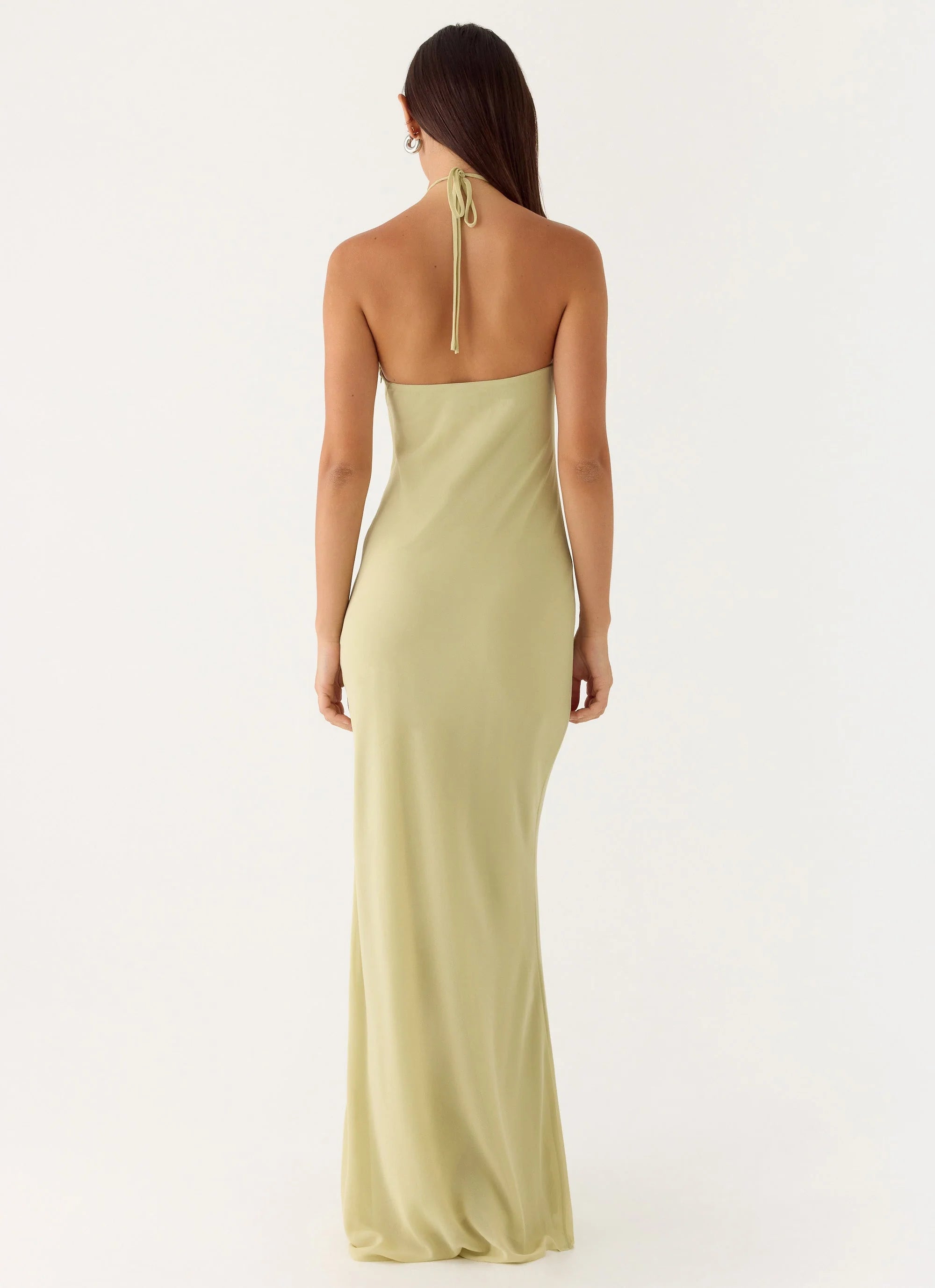 Anouk Halter Maxi Dress - Sage