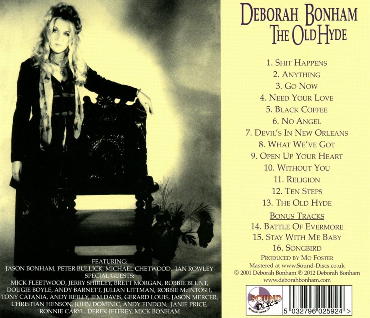 Deborah Bonham – The Old Hyde - CD ALBUM