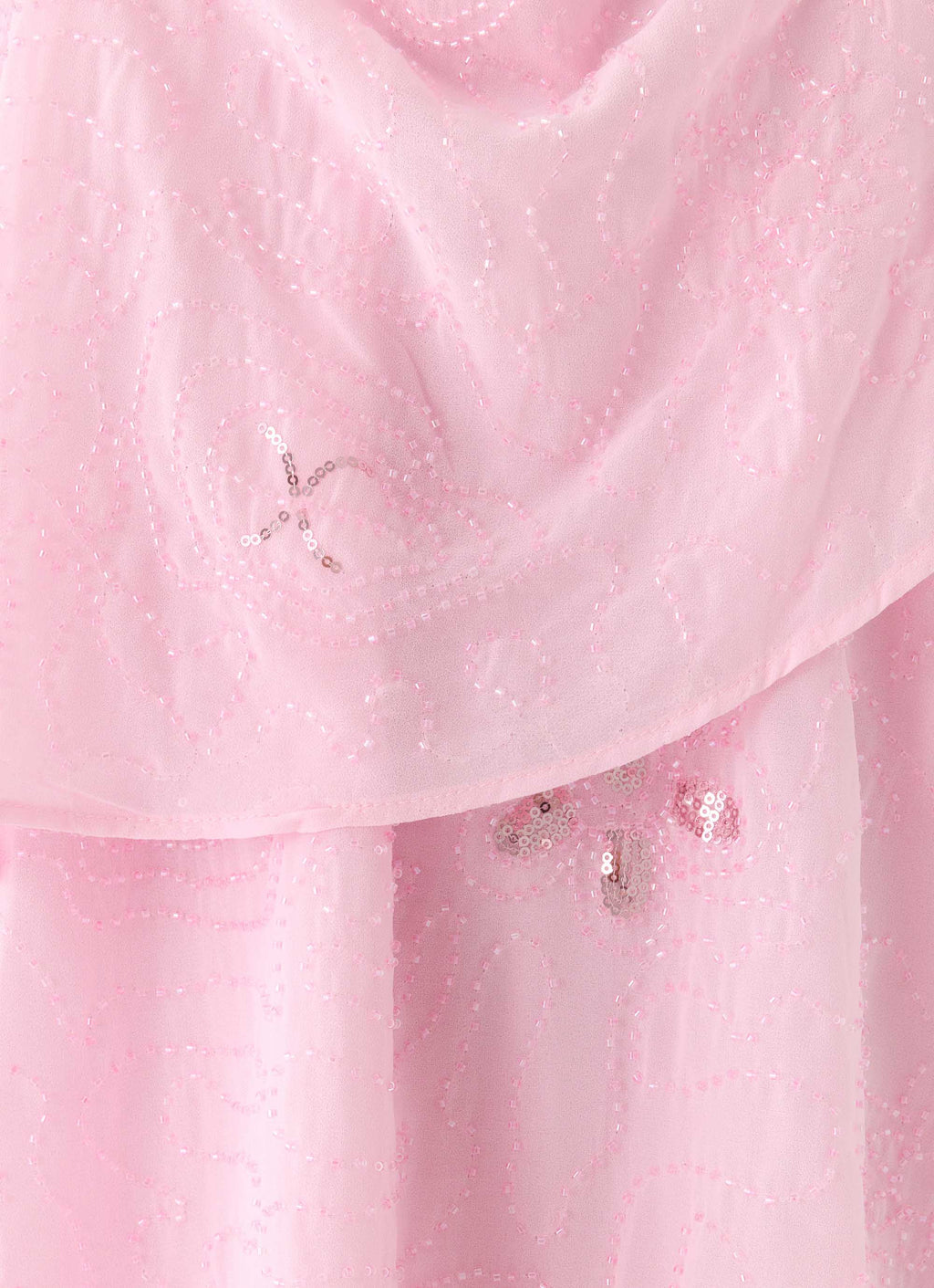 On The Go Beaded Mini Dress - Pink