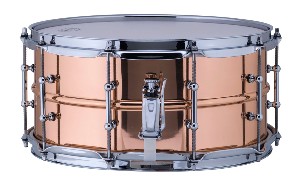 Ludwig Copperphonic 6.5x14" Smooth Shell Kit Copper Snare Drum Tube Lugs LC662T | NEW | Made in the USA | Authorized Dealer