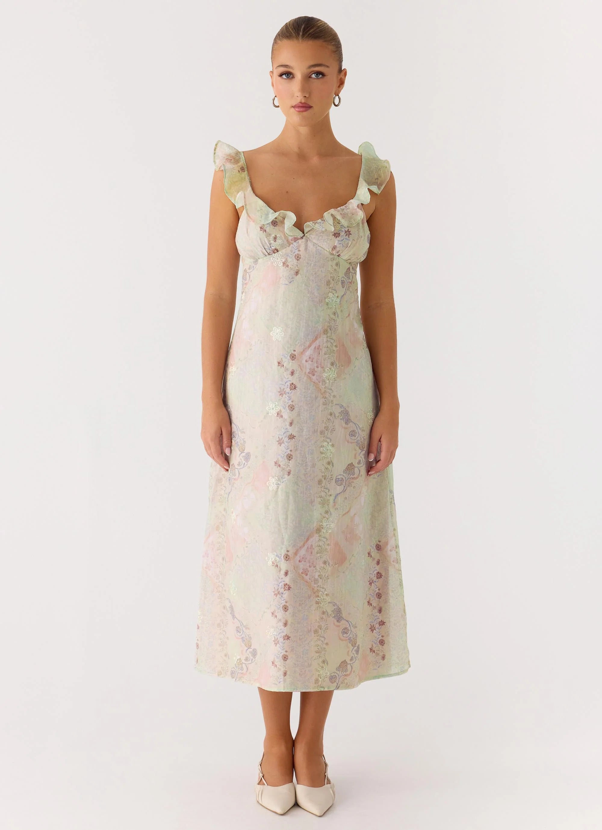 Europa Midi Dress - Mystic Paisley