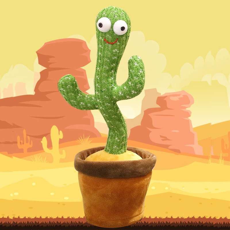 Electrical Dancing Cactus Plush Toy Singing and Dancing - ChildAngle
