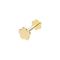 9CT YEL GOLD PLAIN FLOWER CARTILAGE LABRET