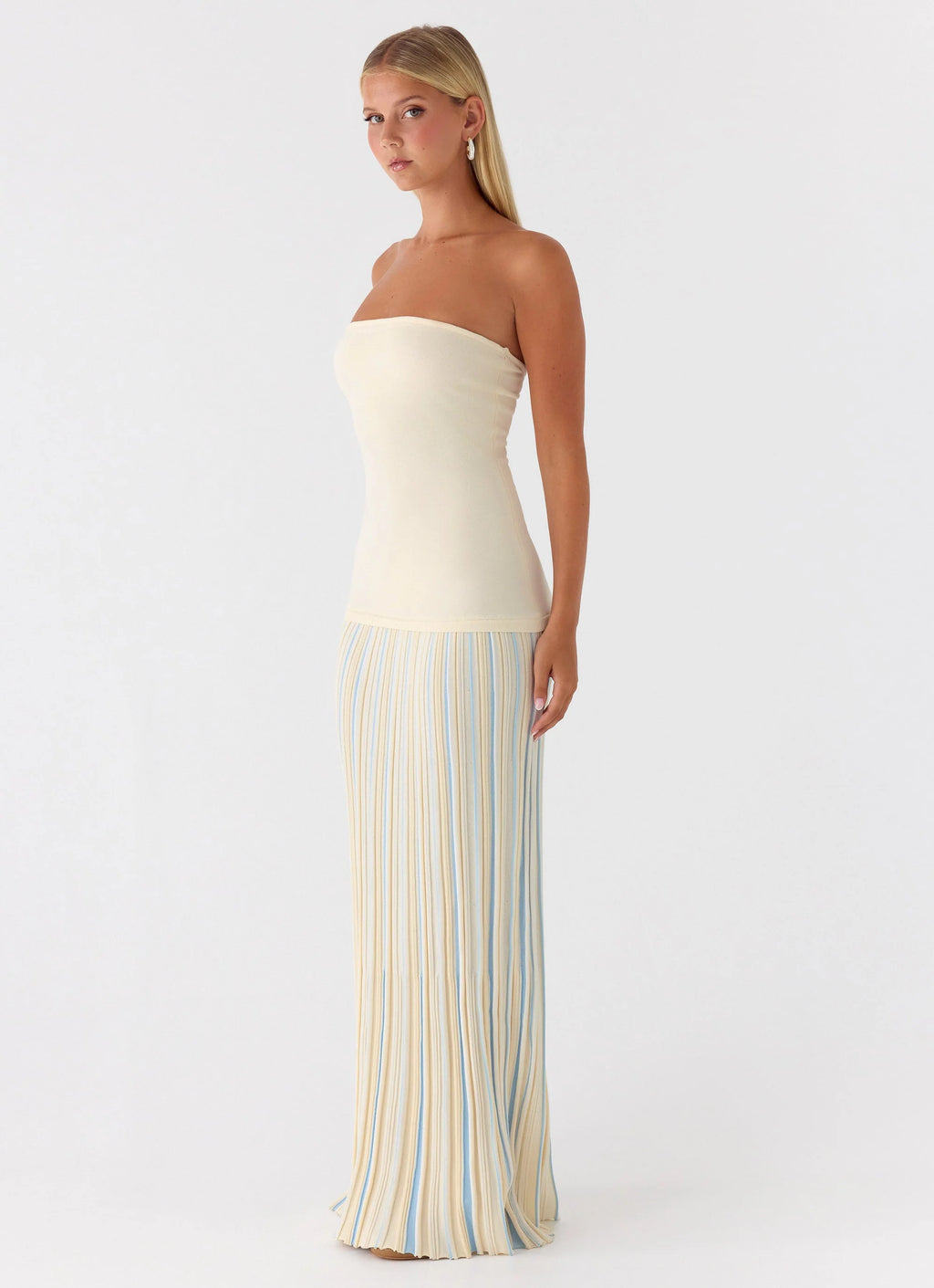 Otillie Knit Maxi Dress - Yellow