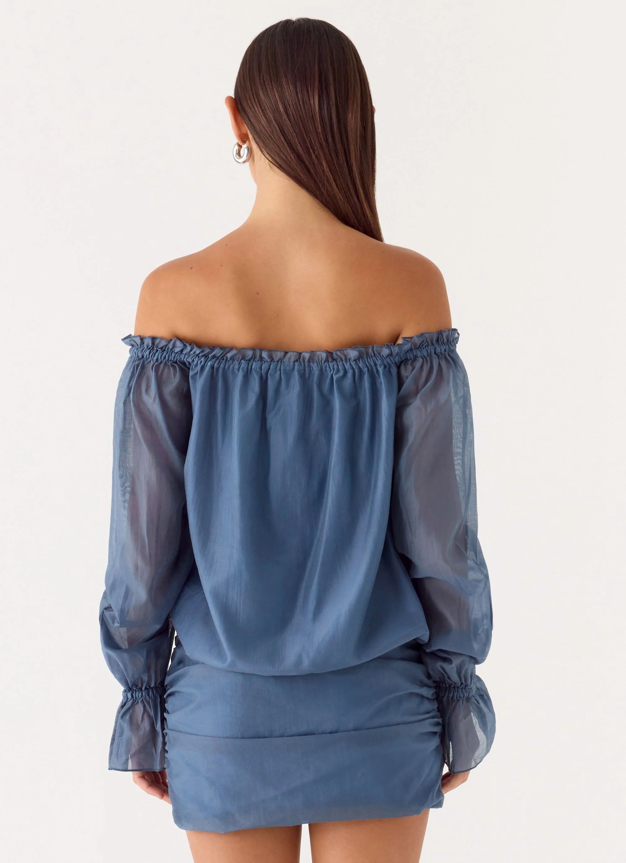 Tedara Mini Dress - Washed Navy