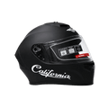 Freego California matte black full-face motorcycle helmet
