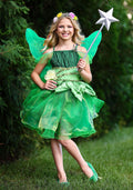Girl's Garden Fairy Costume Dress | Kid's Fairy Costumes | Kids | Girls | L | Green