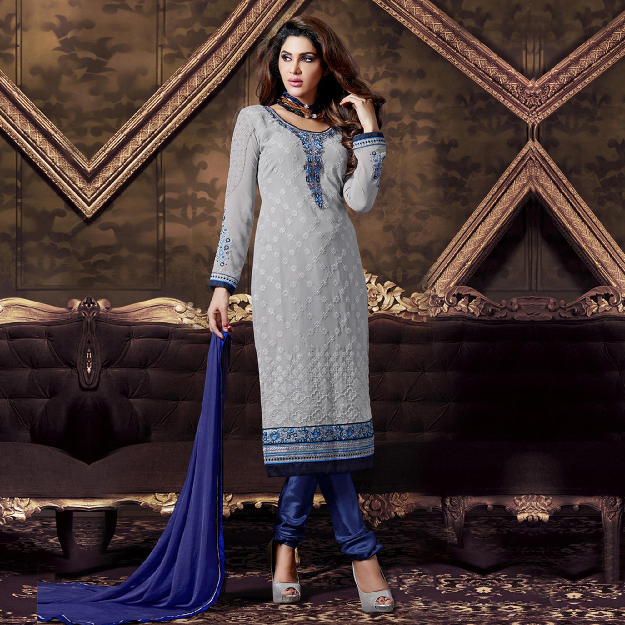 grey-blue-embroidered-salwar-suit