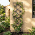 h Potter Delaney trellis in Black garden trellis for climbing plants
