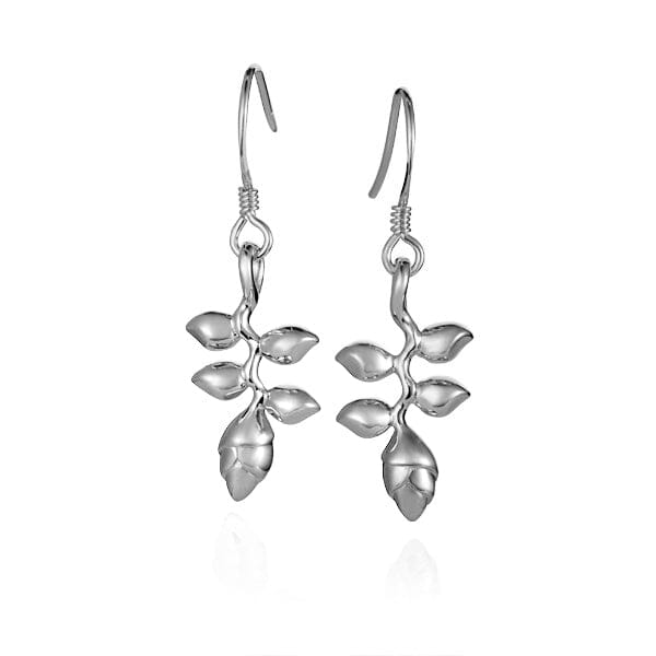 Heliconia Hook Earrings Earrings Island by Koa Nani